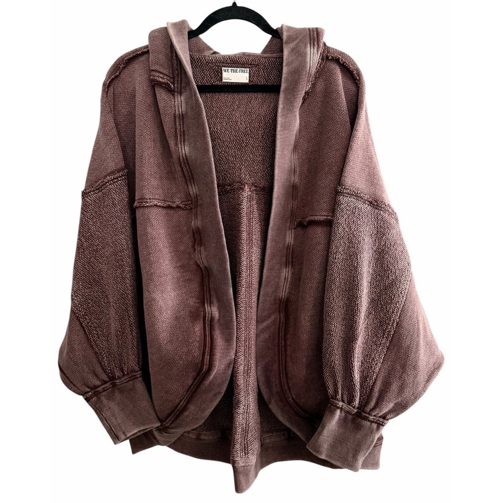 Free People We The Free Forever Yours Cardi Mauve Women's Size Small